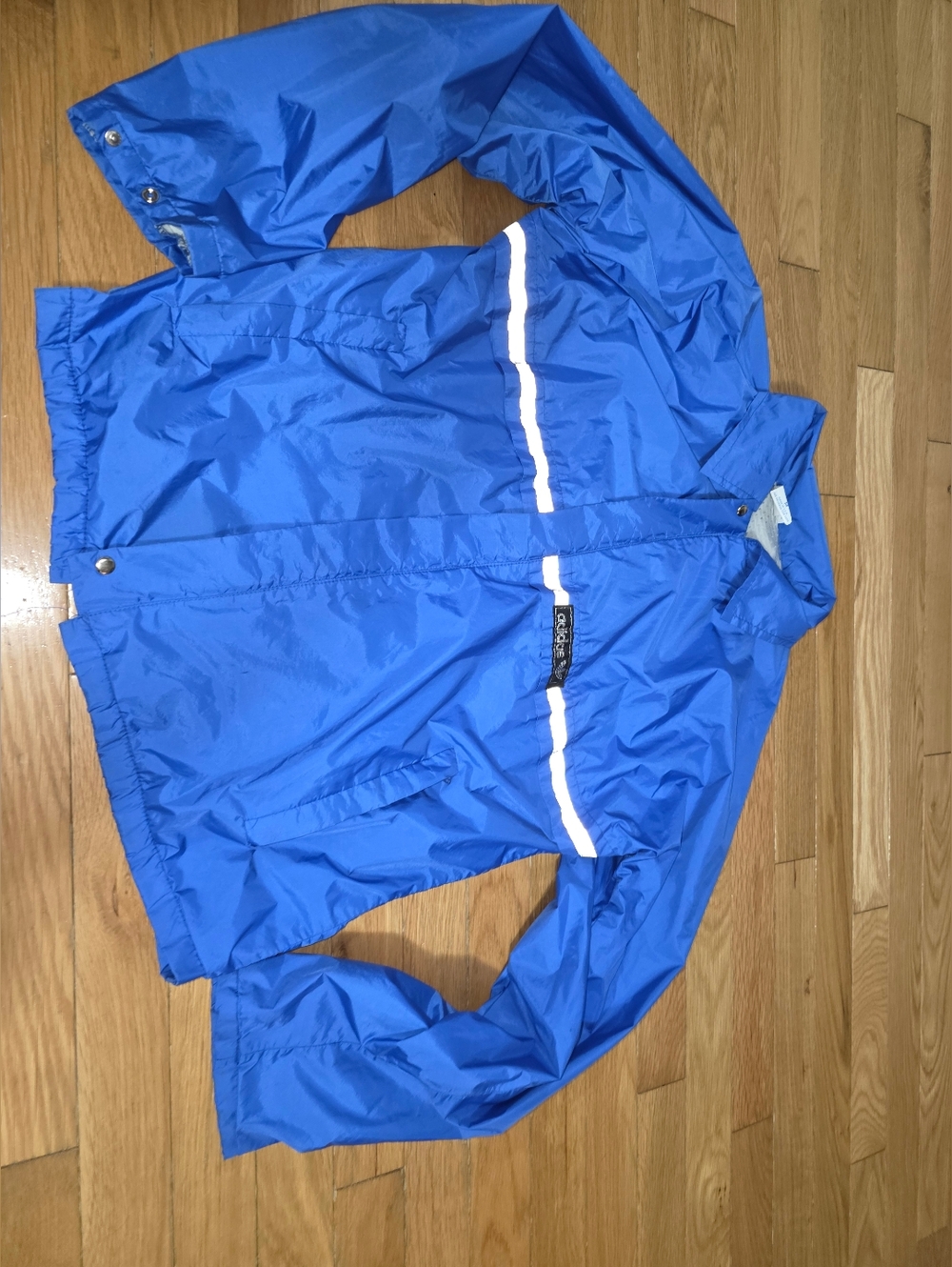 Vintage 1980's ADIDAS TRACK JACKET COAT WINDBREAKER SIZE MEDIUM MADE IN THE USA